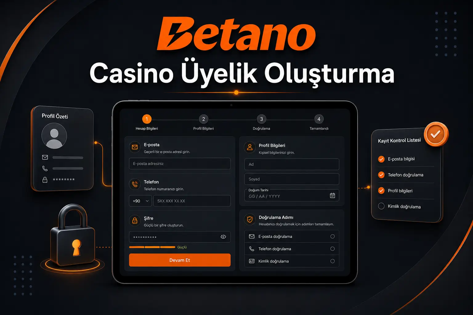 Uyelik olusturma